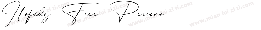 Hafidz Free Persona字体转换